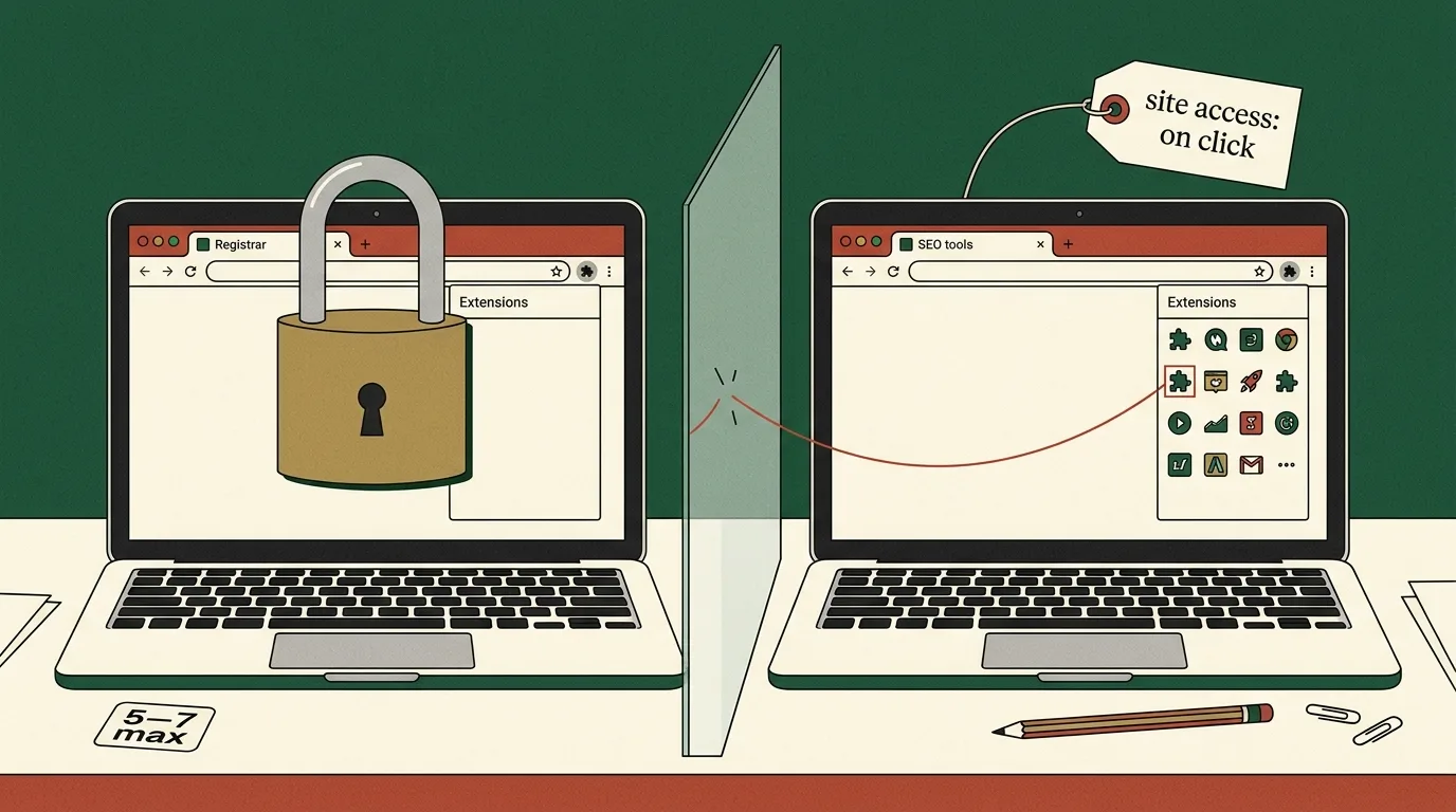 SEO için Chrome eklentisi güvenliği