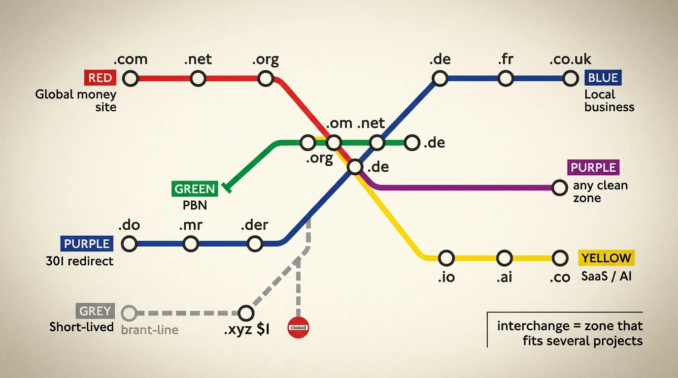 projeye göre SEO için en iyi TLD