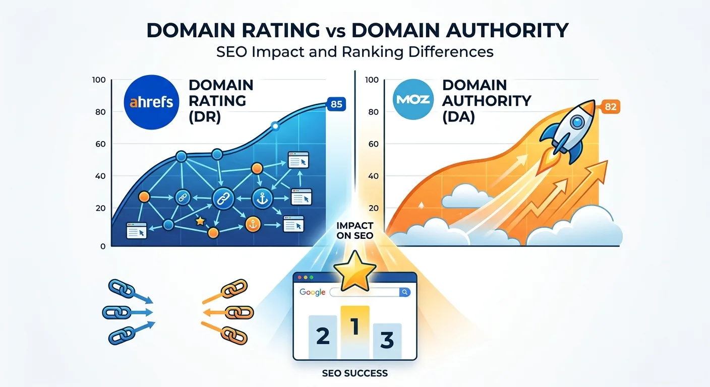 Domain Rating vs Domain Authority